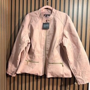 NWT BACCINI Pink Women's Jacket Sz 2X